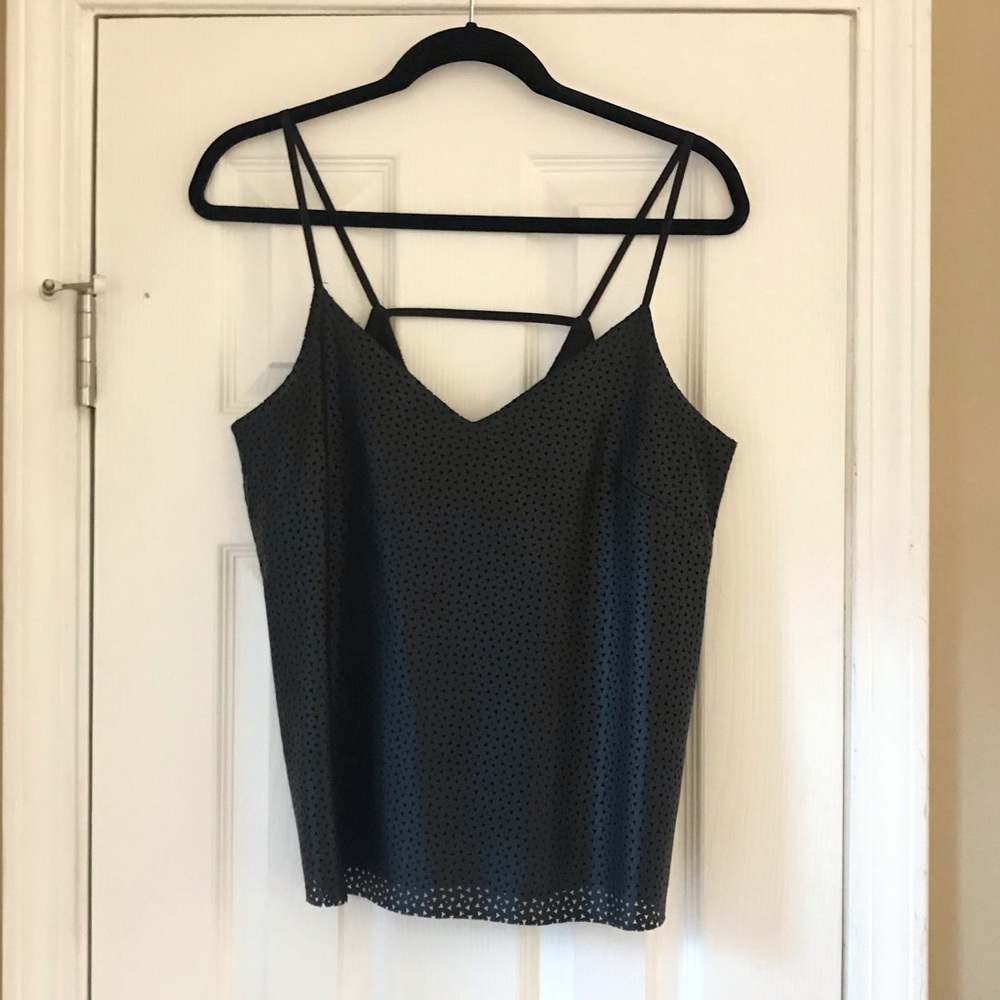 HYPR Faux Leather Top
